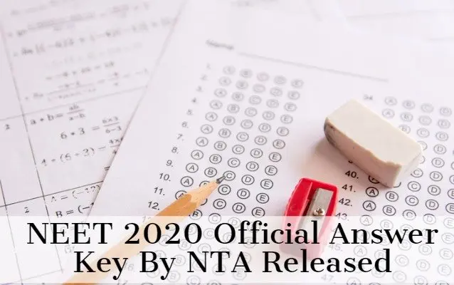 NEET Answer Key 2020
