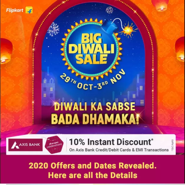 Flipkart Big Diwali Sale 2020